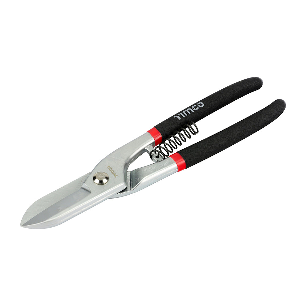 Tin Snips 10" (250mm) – Chrome Vanadium, Anti-Slip Grips