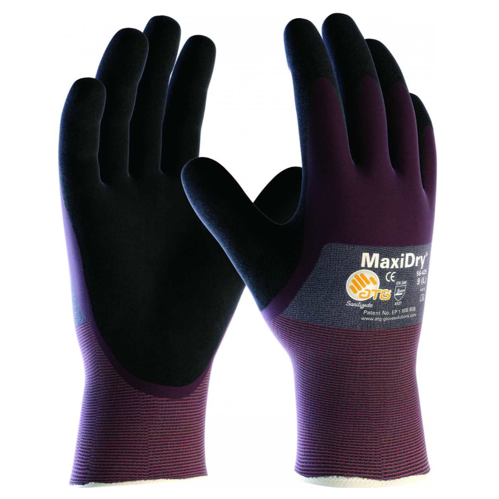 ATG MaxiDry 56-425 Coated Liquid Proof Gloves (12 Pack)