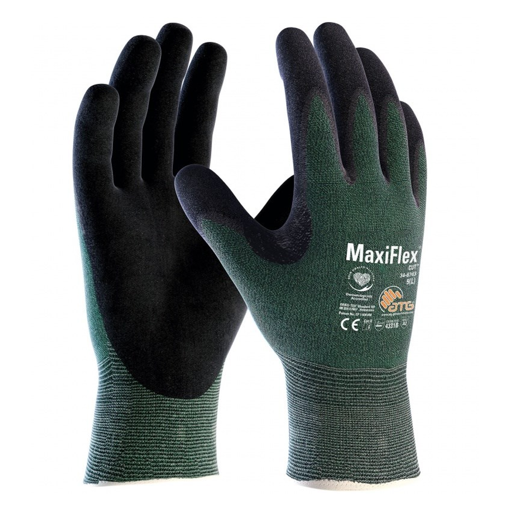 ATG MaxiFlex 34-8743 Palm Coated Cut Gloves (12 Pack)