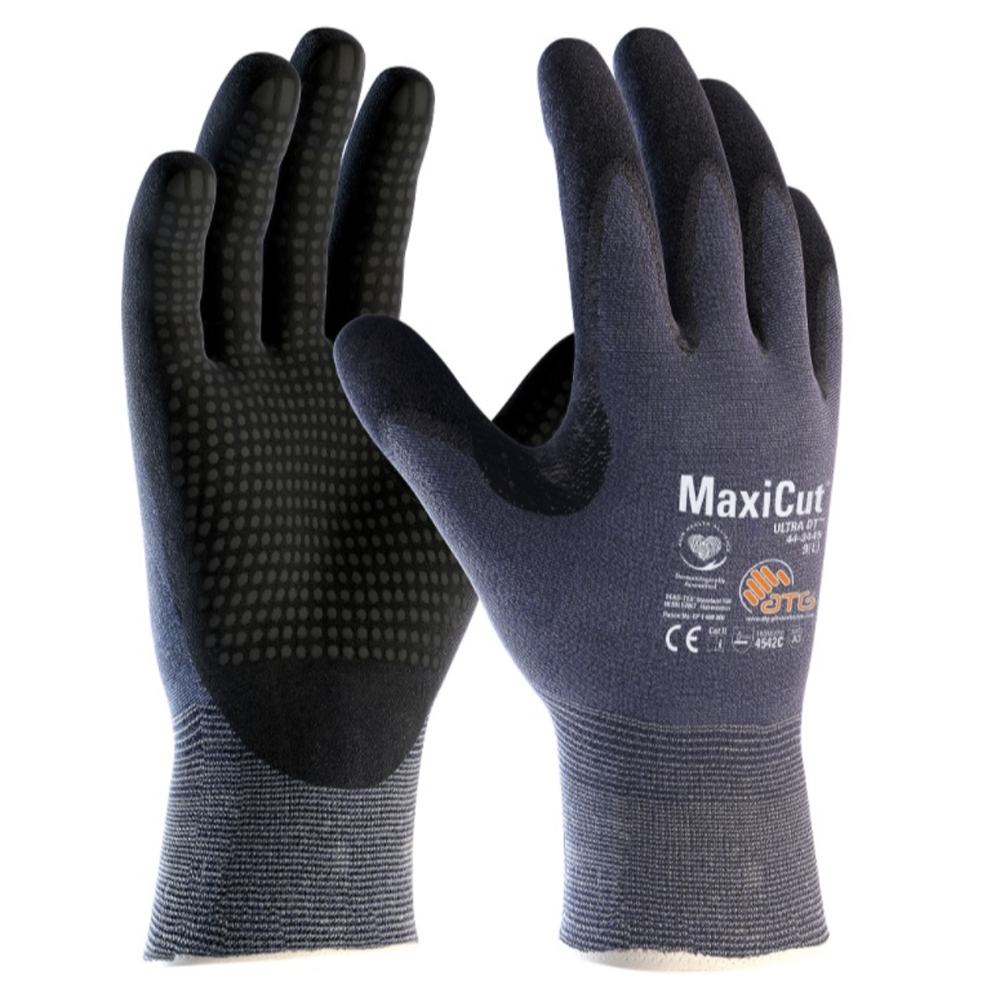 ATG MaxiCut Ultra 44-3445 Palm Dotted Cut Gloves (12 Pack)