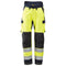 Snickers 6663 ProtecWork, Insulated Trousers Hi-Vis Class 2