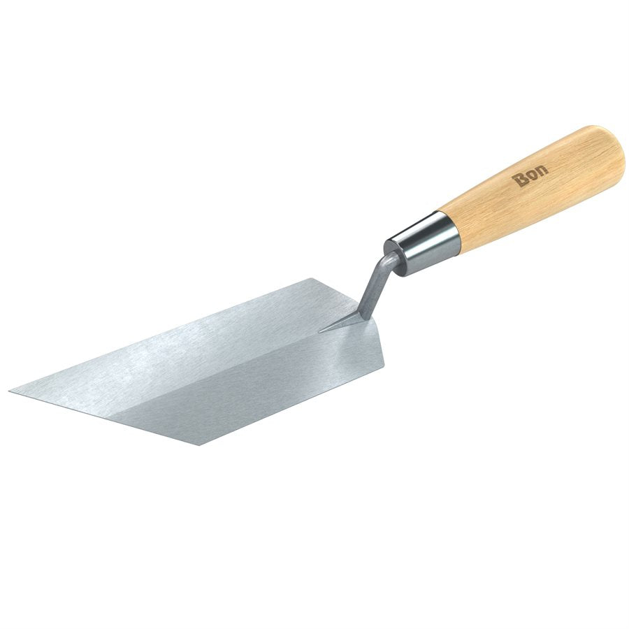 Bon Tool 45° Angle Margin Trowel - Wood Handle