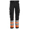 Snickers 6334 High-Vis Class 1 Stretch Trousers
