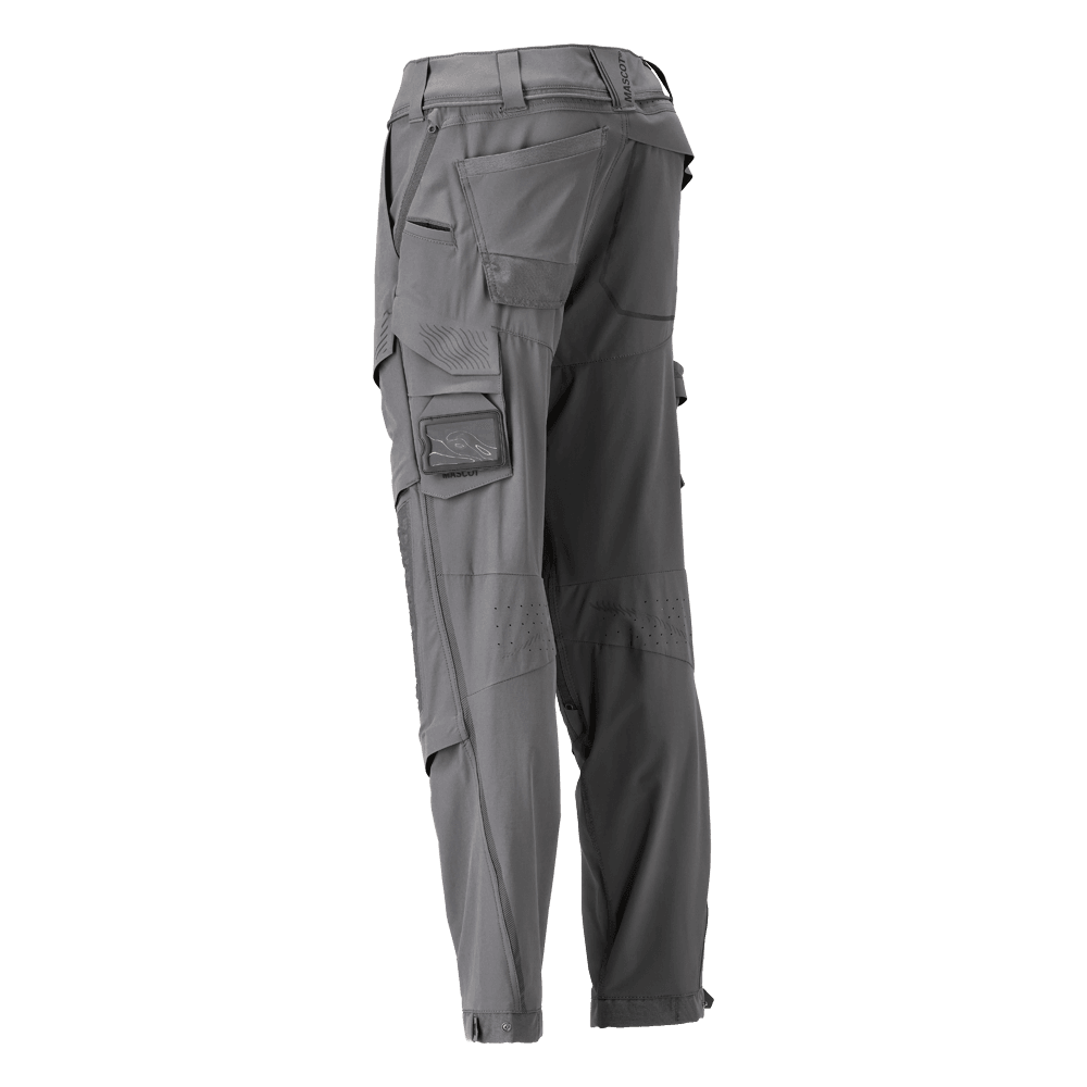 Mascot 22279 Ultimate Stretch Click System Pocket Trousers Stone Grey