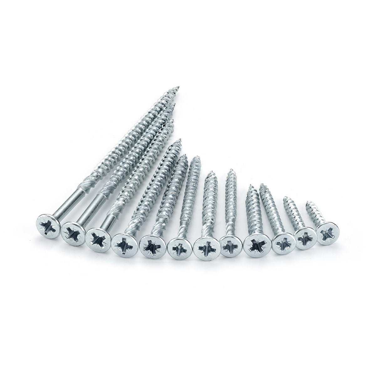 Twister Screws MultiBox 1,280 Piece Zinc-Coated Wood Screws
