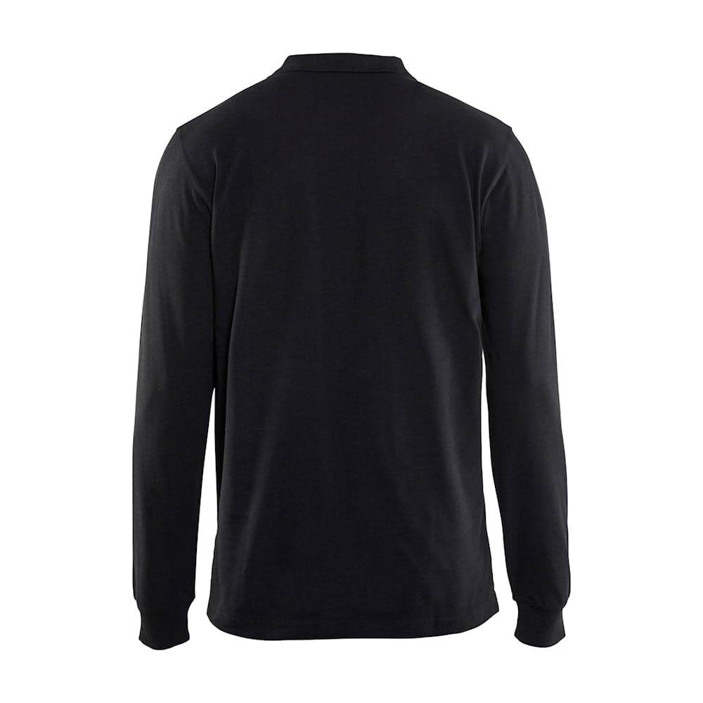 Blaklader 3388 Long Sleeved Polo Shirt Black 2XL