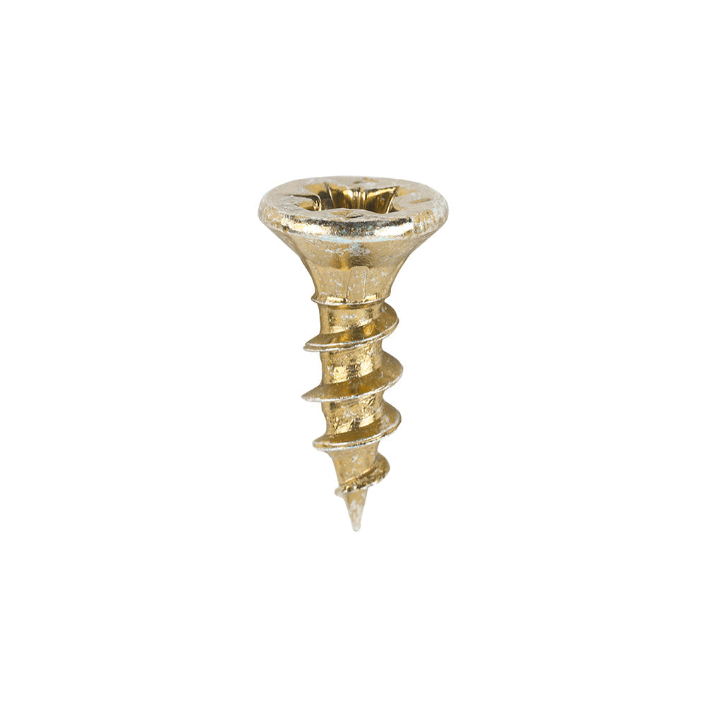 TIMCO C2 Strong-Fix – PZ – Double Countersunk – Sharp Point – Yellow