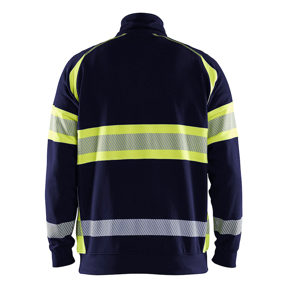 Blaklader 3553 Hi-Vis Half Zip Sweatshirt