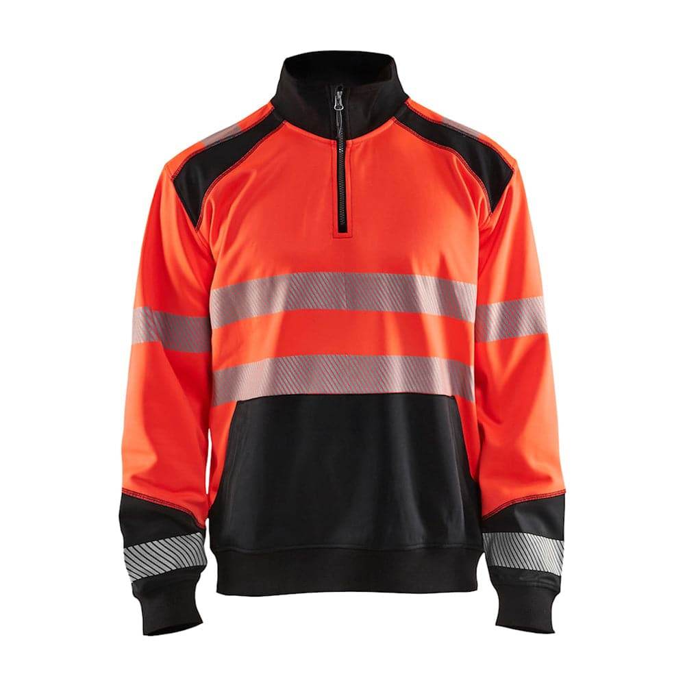 Blaklader 3556 Hi-Vis Half Zip Sweatshirt