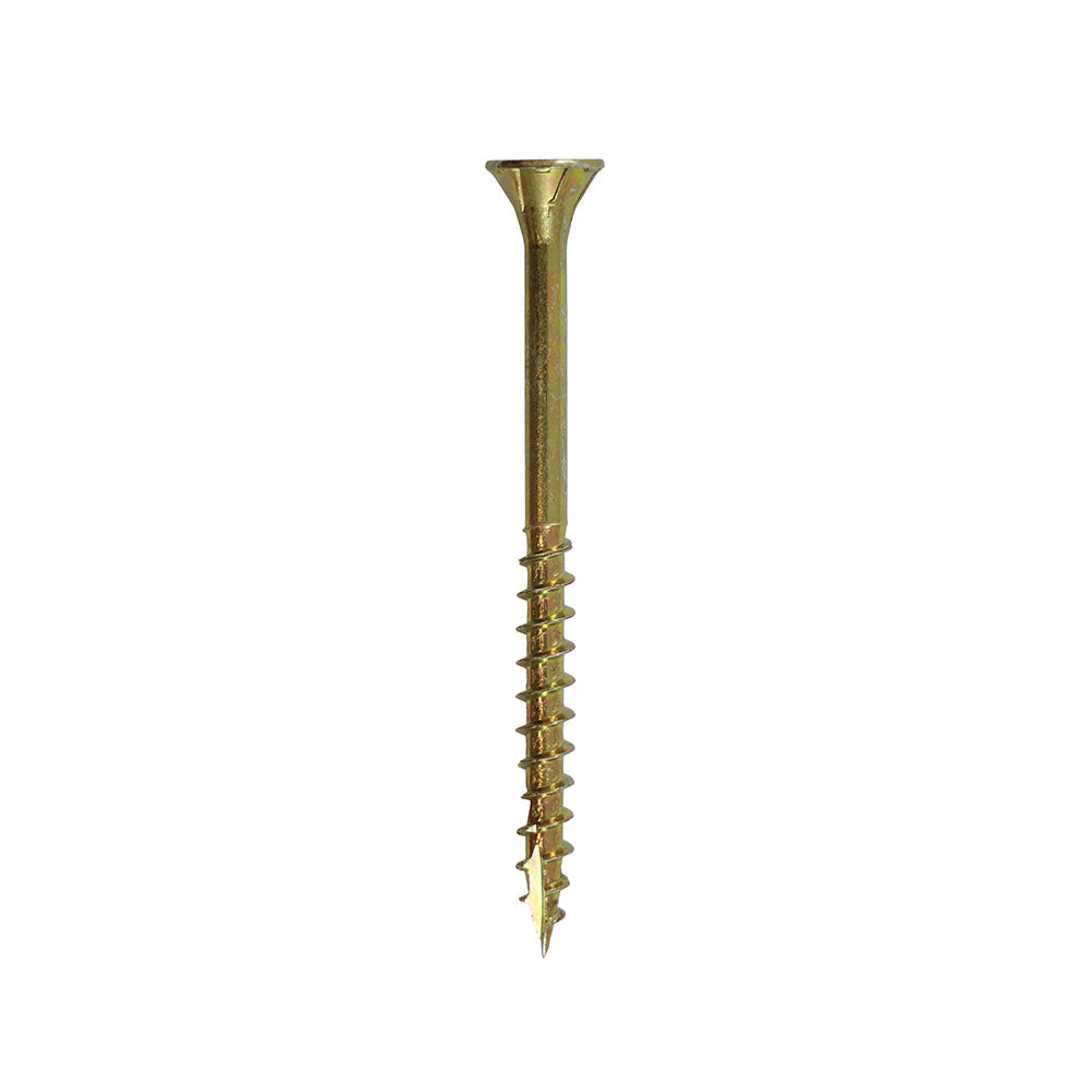 TIMCO C2 Floor-Fix – TX – Double Countersunk with Ribs – Twin-Cut – Yellow