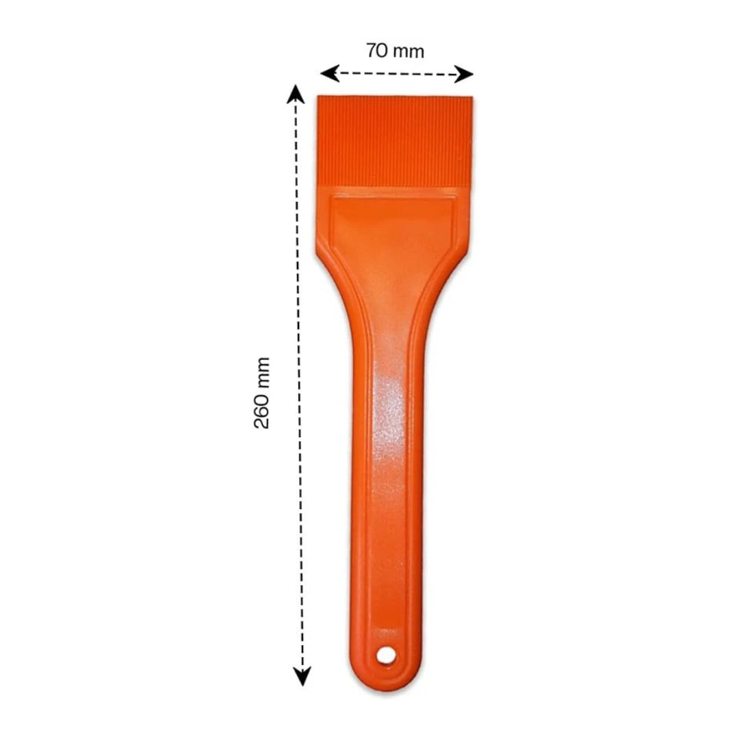 Glazing Shovel – Made in UK Plastic Paddle for Glass Lifting, Windows & Doors, DIY Tool, 260mm x 70mm (Orange)