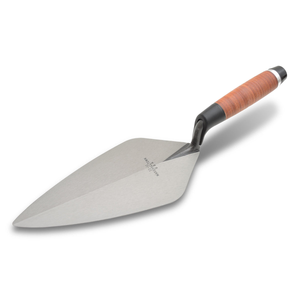 Marshalltown Narrow London Brick Trowel - Leather Handle