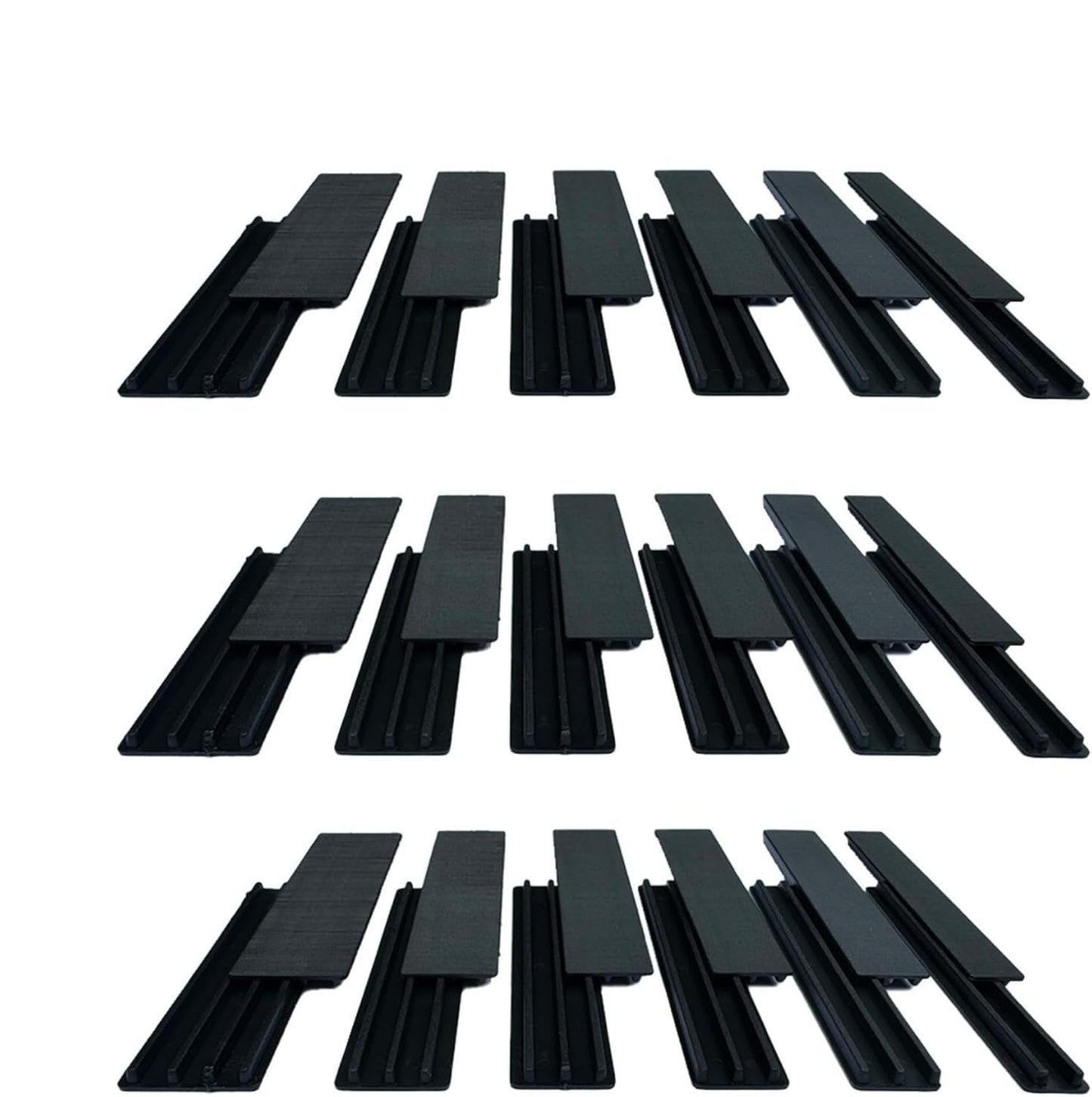 32mm Bridge Packers – Black HIPS Glazing Packers for Easy Leveling of Doors & Windows (Bulk Pack)