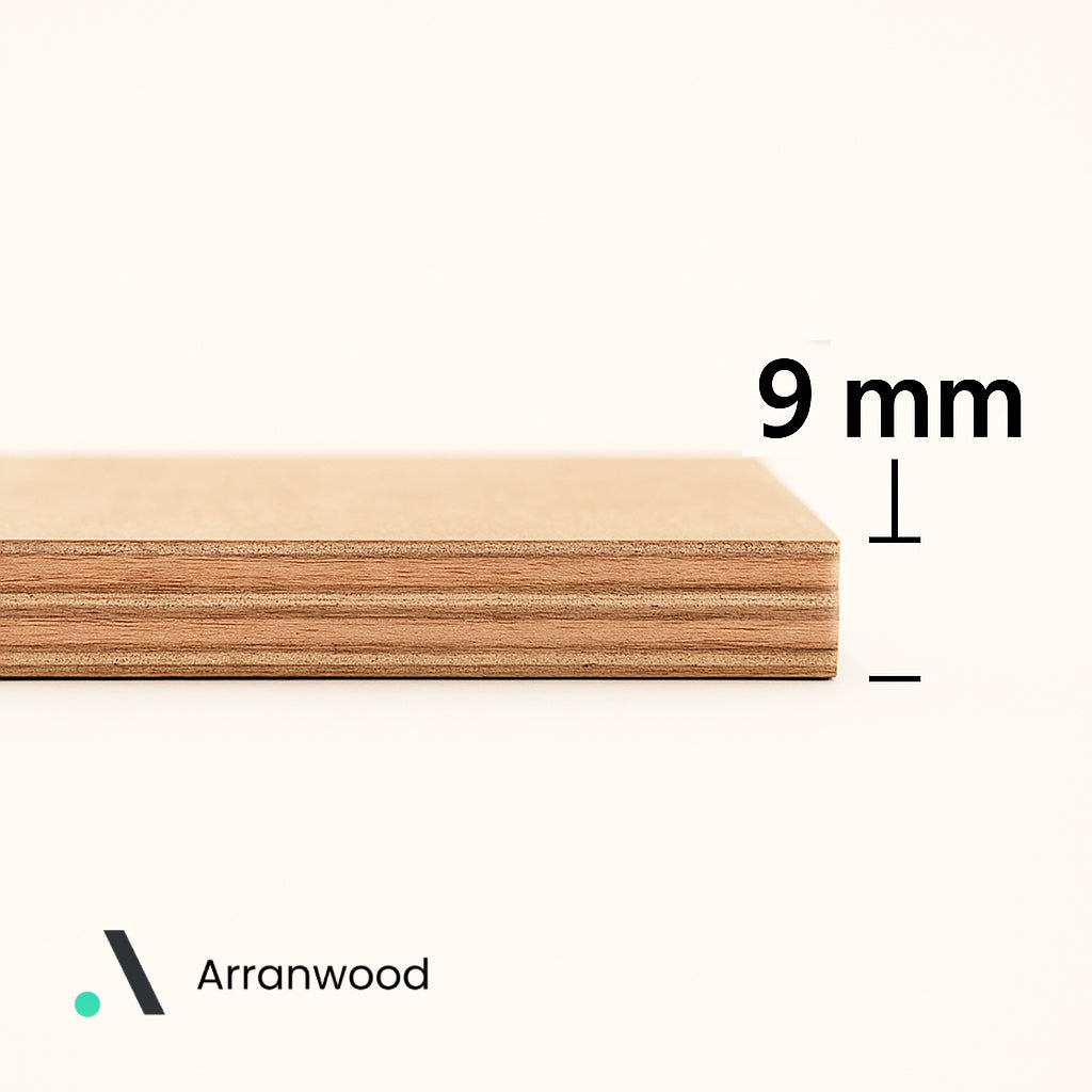 9mm Marine Plywood Complies With BS1088 - Pack of 2
