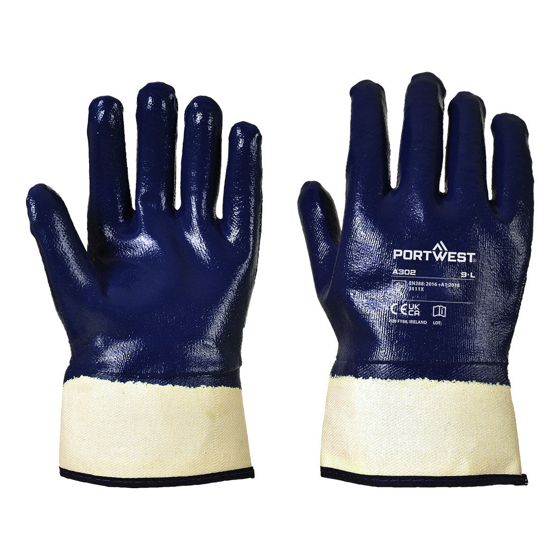 Portwest Grip Nitrile Fully Dipped Safety Cuff