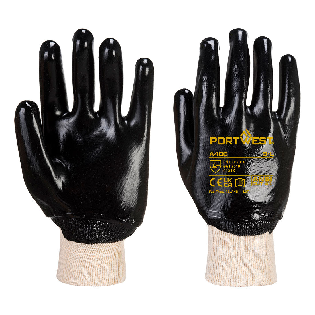 Portwest Grip PVC Knitwrist