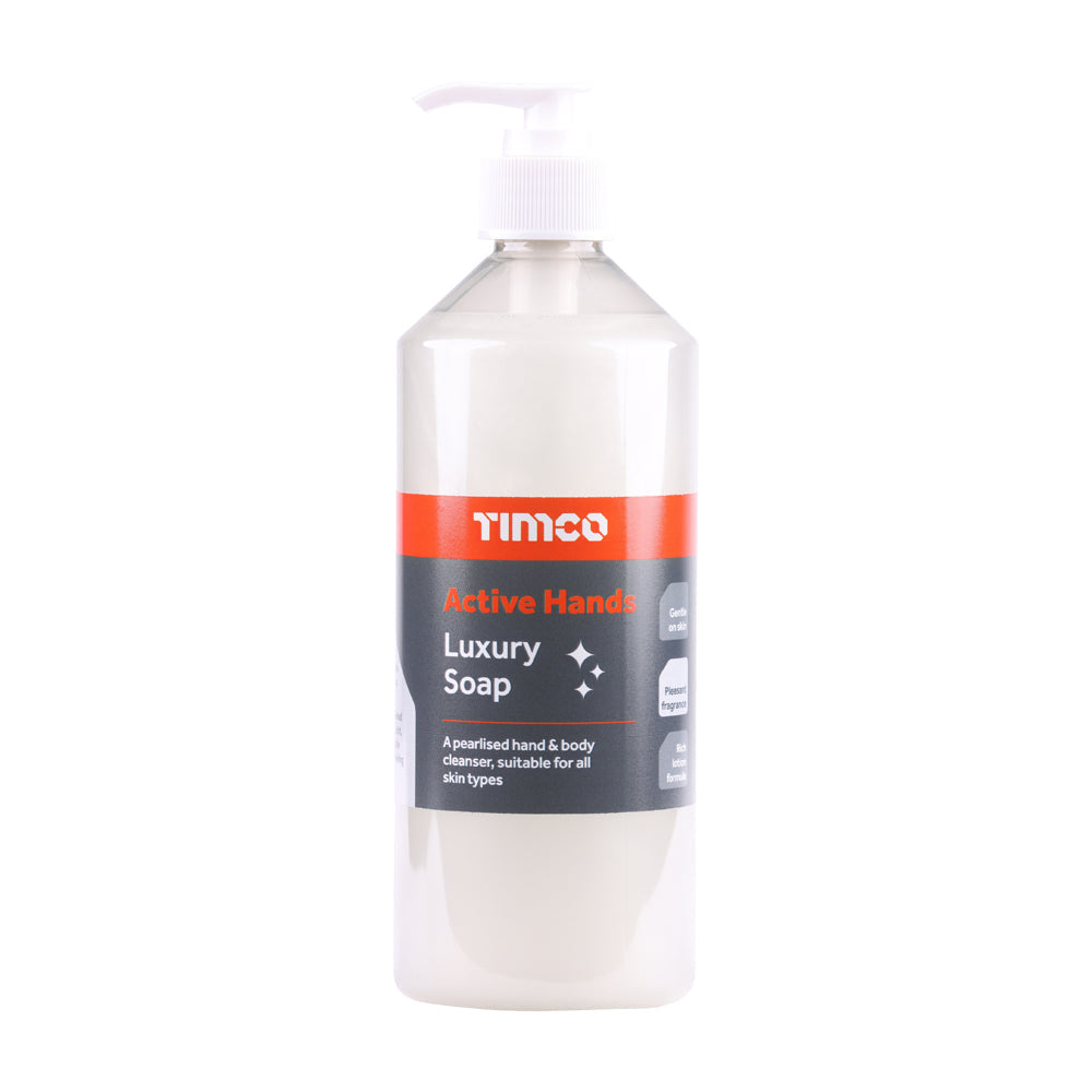 Active Hands Luxury Soap – 500ml Pump Bottle
