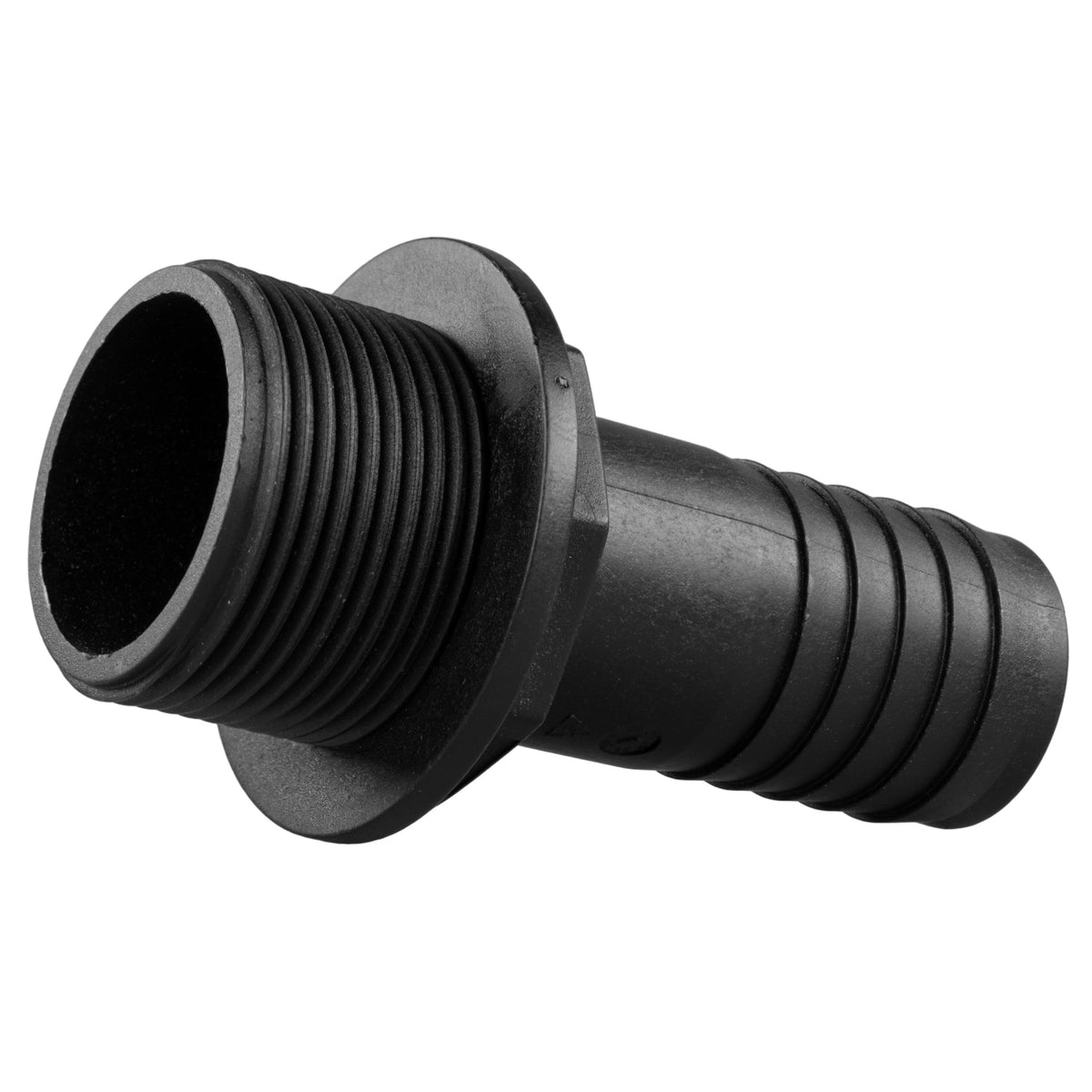 Tank Connector with Washer & Nut 3/4"BSPM - 3/4" Barb