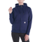 Carhartt 102788 Clarksburg Relaxed Fit Midweight Full-Zip Sweatshirt Navy Blue Small