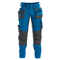 DASSY Flux 200975 Stretch Holster Pocket Kneepad Work Trousers Azure Blue