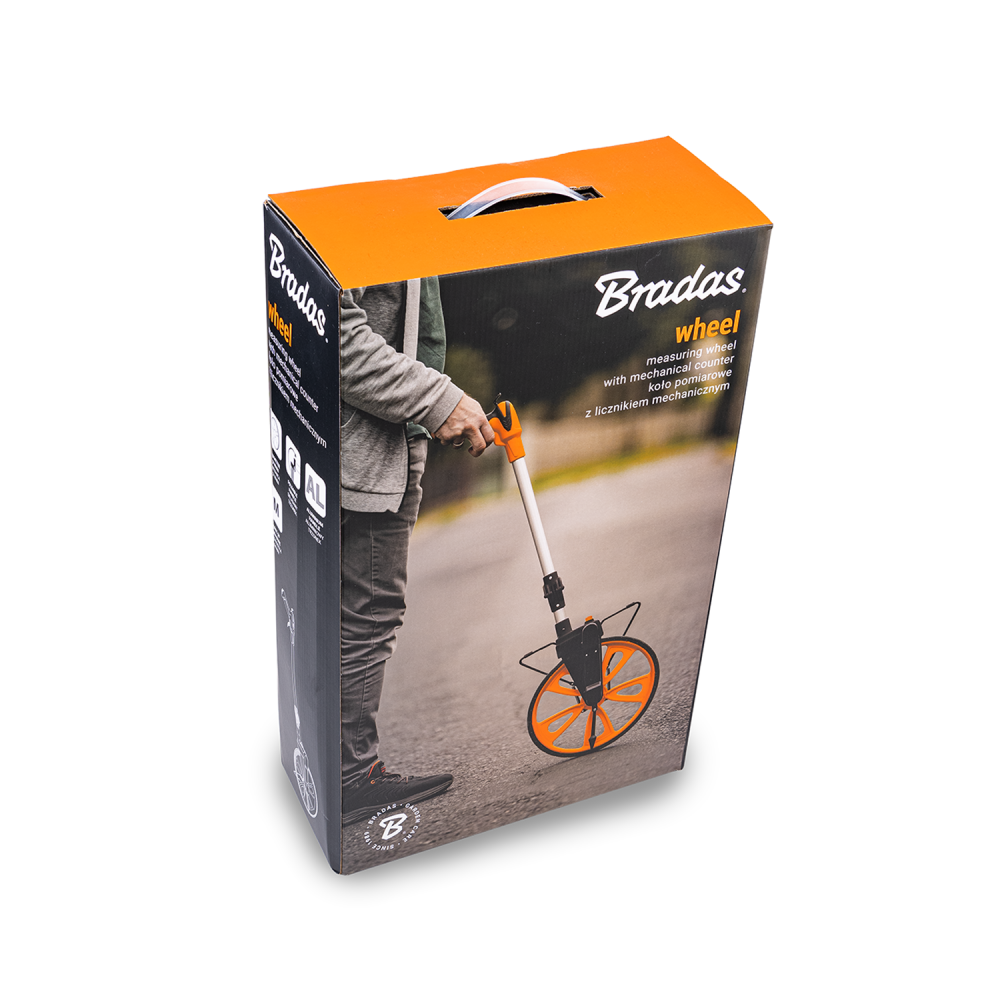 Measuring Wheel with Mechanical Counter and Folding Handle