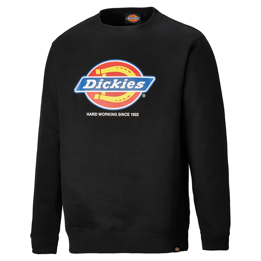 Dickies DT3010 22 Longton Graphic Logo Sweatshirt Black 3XL