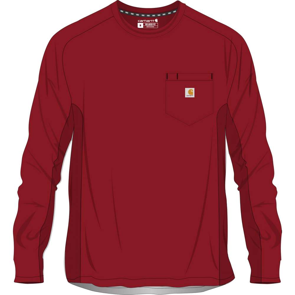 Carhartt 106656 Carhartt Force Relaxed Long Sleeve T-Shirt