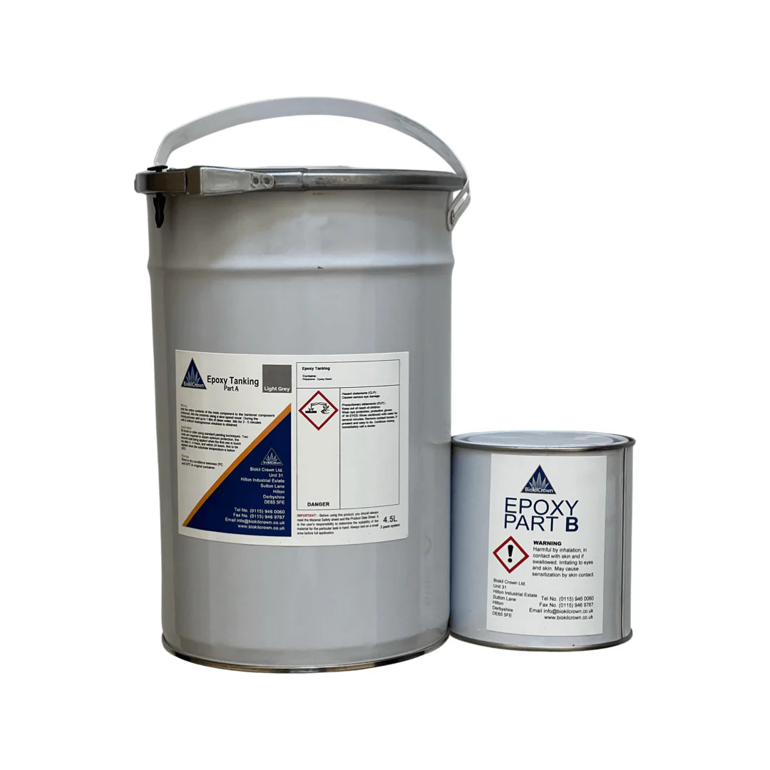 Epoxy Tanking - Waterproofing System for Concrete and Masonry - Biokil Crown