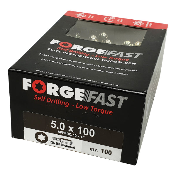 ForgeFast Torx Comp ZY 3.5x50mm Self-Drilling Wood Screws – Professional Multi-Purpose Fixings