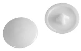 Plastic Screw Cover Caps White – 100 Pack | 6-8 Gauge (3.5-4.0mm) Pozi