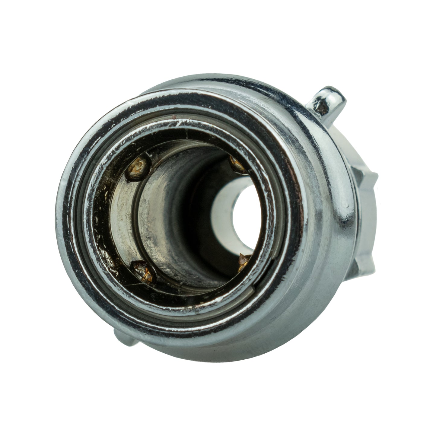 Female Hose Connector ½” Hose Zinc Chrome