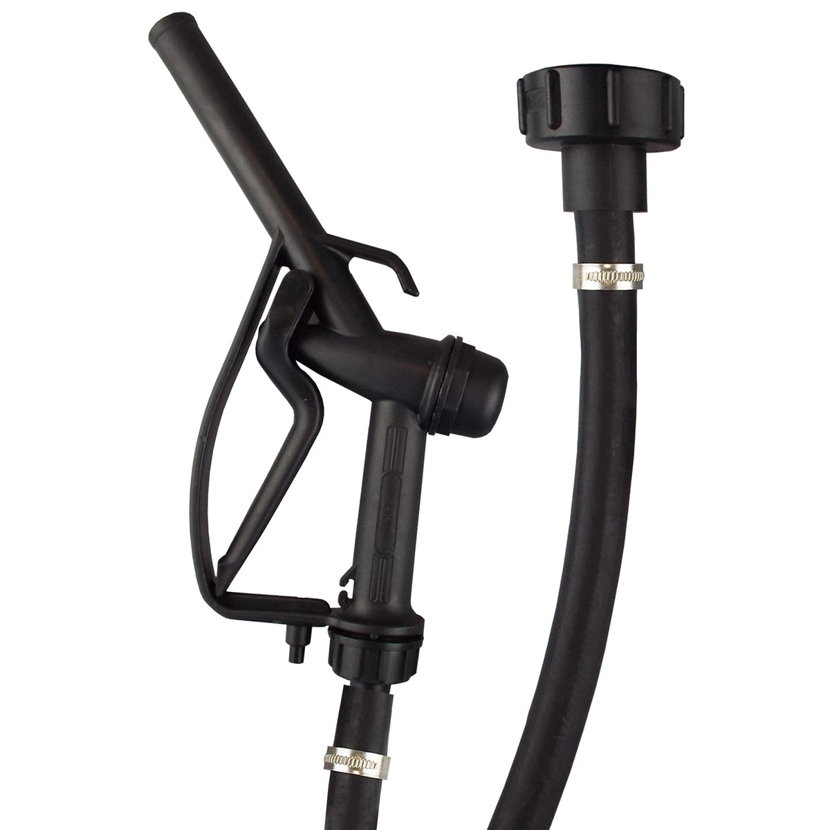 Fuel Gun with 3/4" Rubber Hose & Tank Adaptor Set