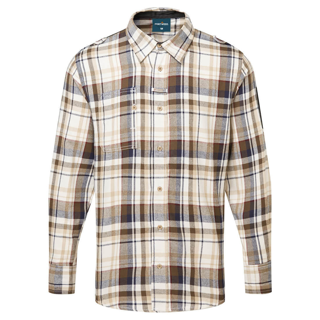 Portwest KX3 Check Work Shirt