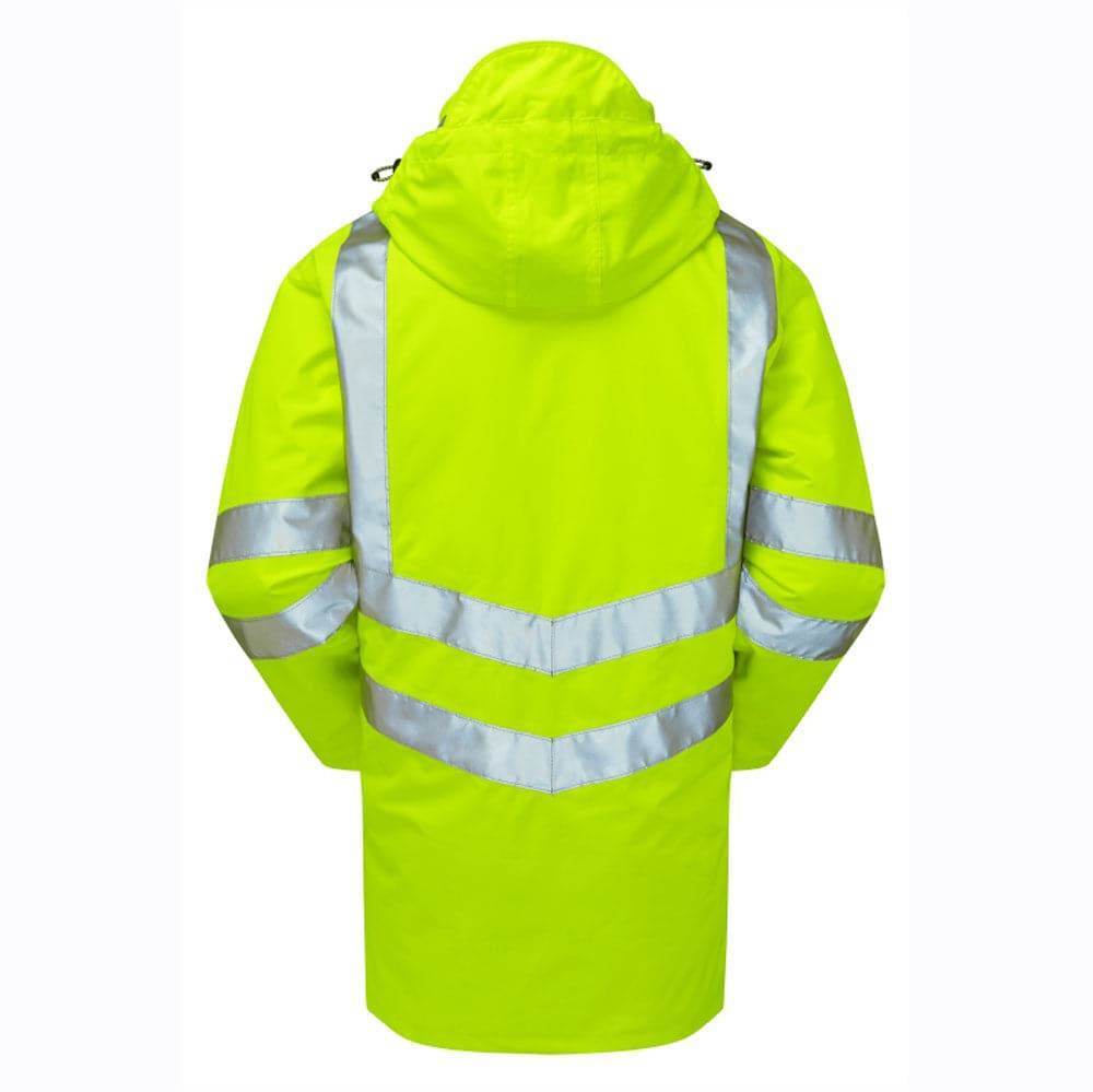 PULSAR P187 Hi-Vis Yellow Padded Waterproof Storm Coat