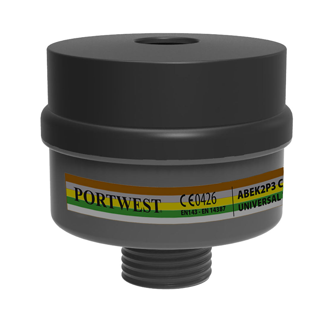 Portwest ABEK2P3 Combination Filter Universal Thread (Pk4)