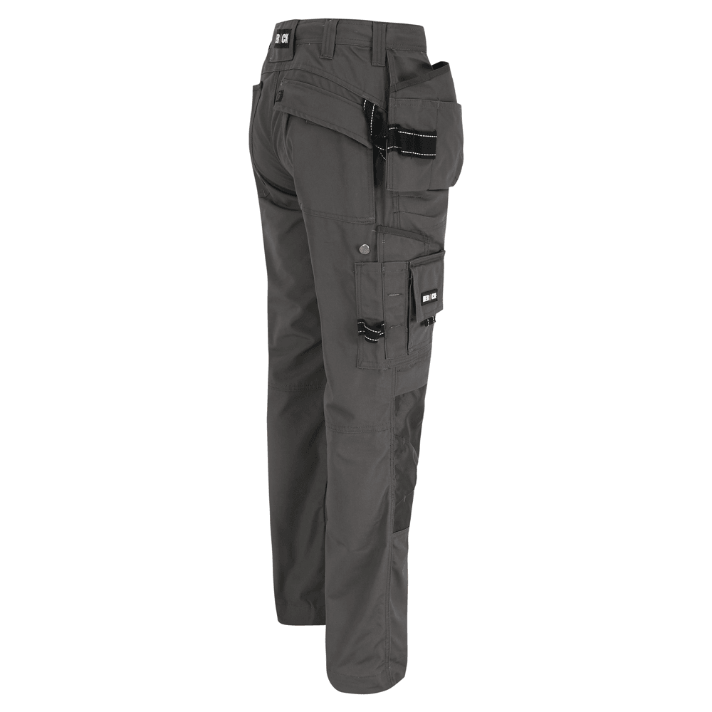 Herock Dagan Short Leg Water-Repellent Holster Pocket Kneepad Trousers Grey 40" Waist, 28" Leg