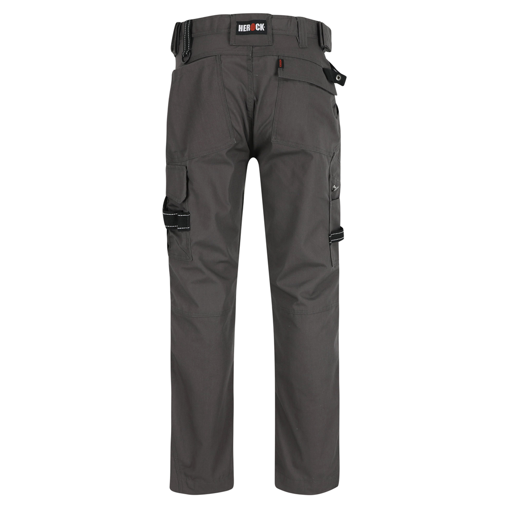 Herock Apollo Shortleg Multi Pocket Knee Pad Trousers Grey 30" Waist, 28" Leg