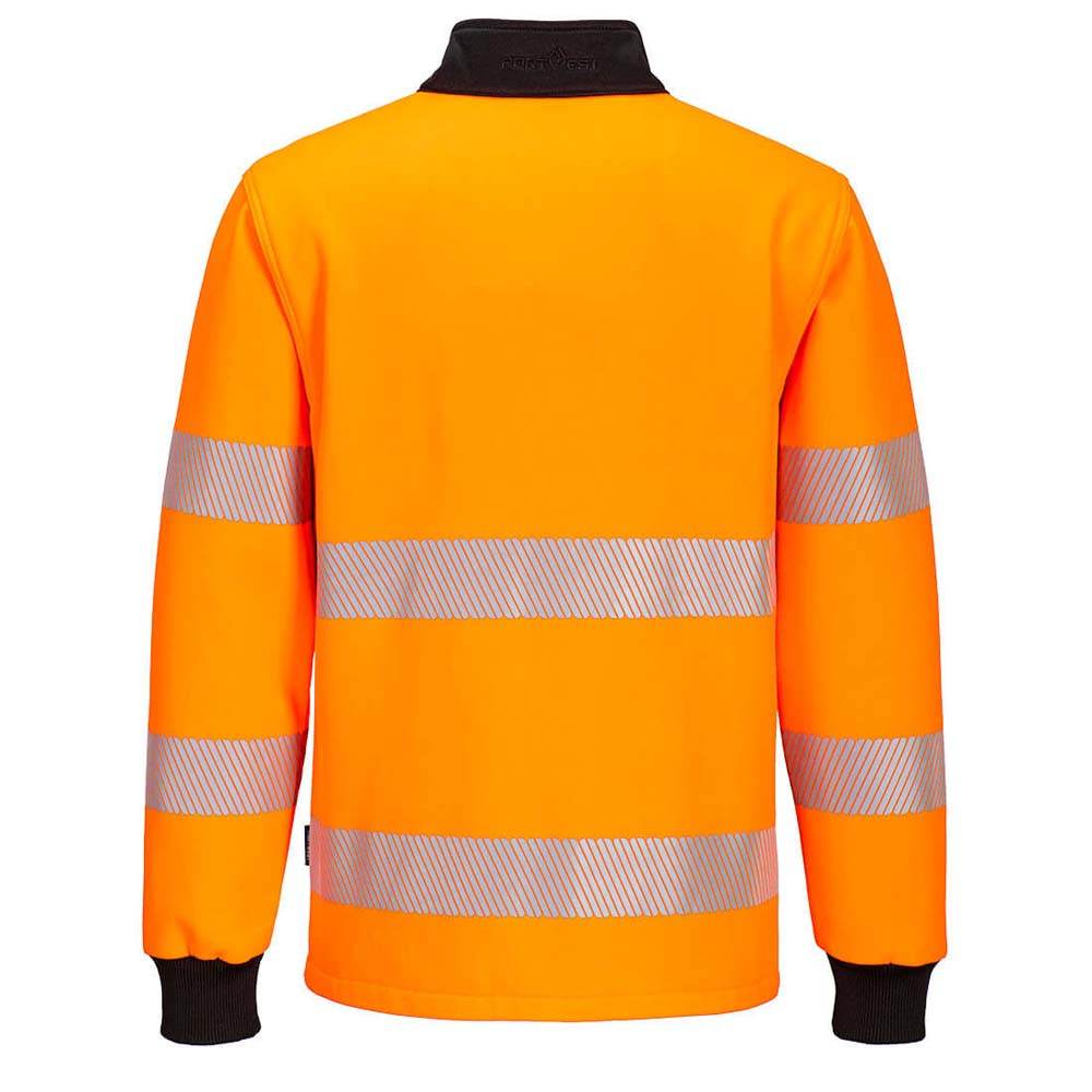 Portwest PW326 PW3 Hi-Vis 1/4 Zip Sweatshirt