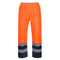 Portwest S486 Hi-Vis Two Tone Waterproof Traffic Trousers Various Colours