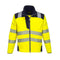 Portwest T402 PW3 Hi-Vis Softshell Jacket, Water Resistant and Breathable