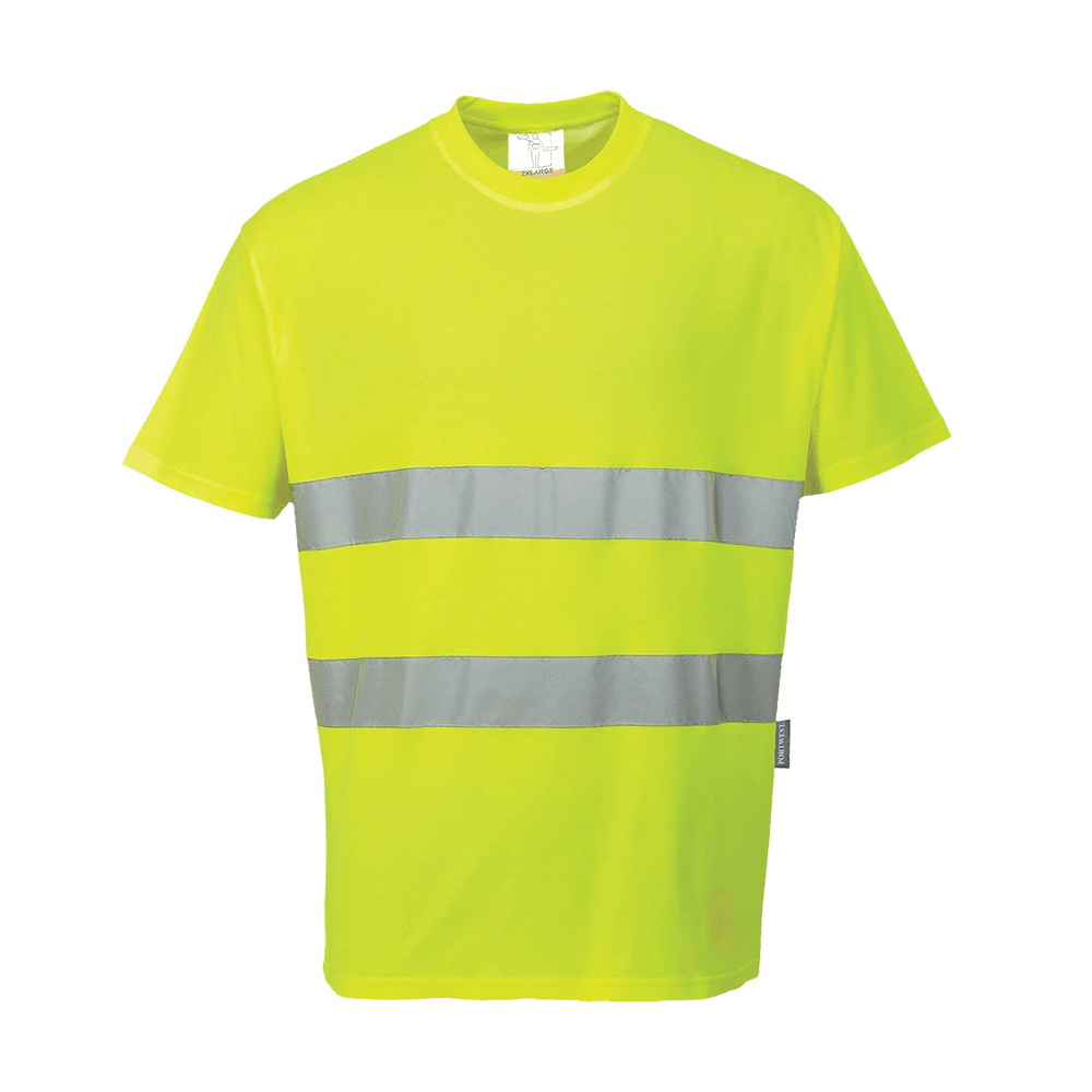 Portwest S172 Hi-Vis Cotton Comfort Breathable T-Shirt
