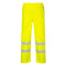 Portwest S487 Hi-Vis Breathable Waterproof Rain Trousers