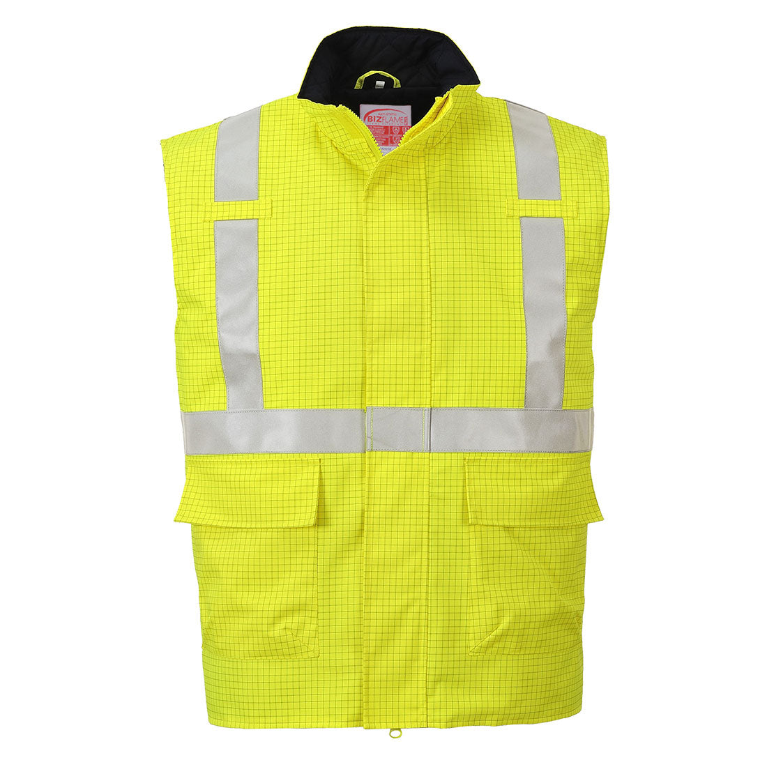 Portwest Bizflame Rain Hi-Vis Antistatic FR Bodywarmer S776