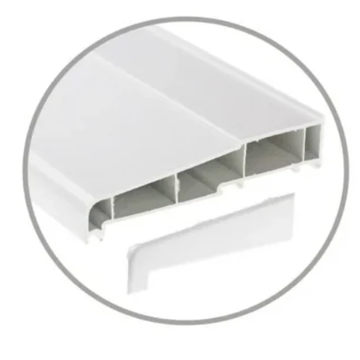 Eurocell 150mm Window Cill End Caps White – Pair | uPVC Sill End Caps