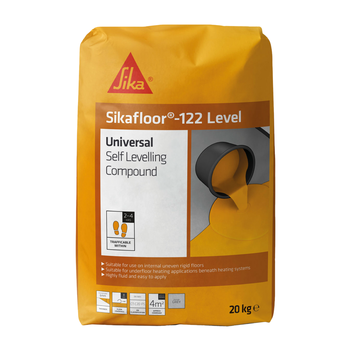 Sikafloor® 122 Level Universal - Fibre-Reinforced Self-Levelling Compound