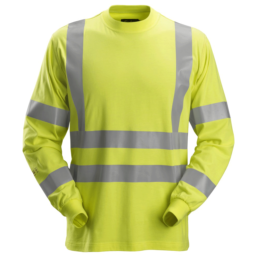 Snickers 2461 ProtecWork, Flame Retardant Arc Protection Hi-Vis Shirt, Class 3