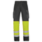 Snickers 3833 Hi-Vis Trousers, Class 1 Muted Black/Hi-Vis Yellow, 28" Waist 32" Leg-Snickers 42