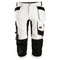 Snickers 6142 AllroundWork, Stretch Kneepad Holster Pockets Pirate Trousers White 36" Waist
