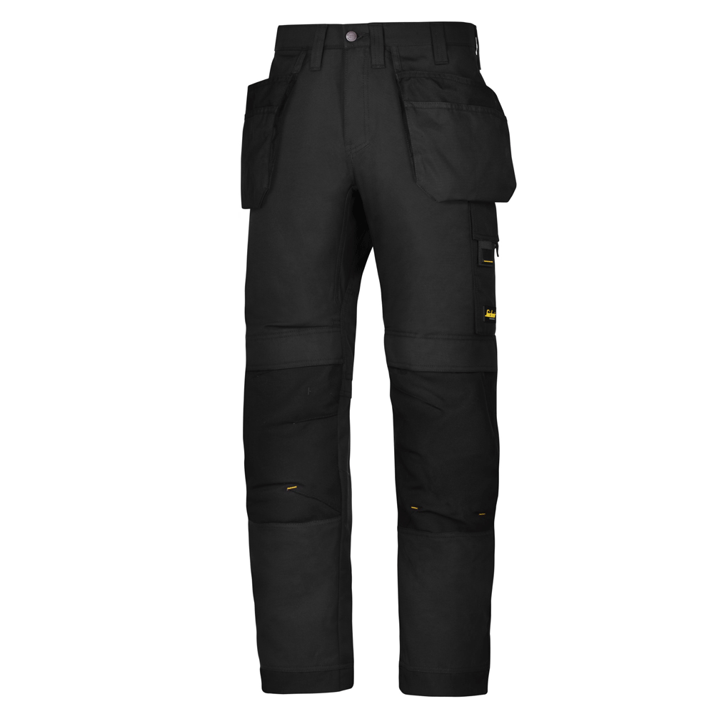 Snickers 6201 AllroundWork, Work Trousers Holster Pockets Black