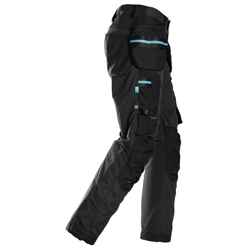 Snickers 6210 LiteWork, 37.5® Holster Pocket Work Trousers Black, 34" Waist 30" Leg-Snickers 104